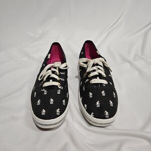 Kate Spade New York NWOT Keds X Kate Spade Magic Trick Black Rabbit in Hat Snea